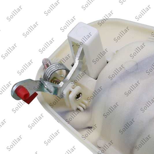 Front Passenger Side Olympic White Door Handle For Silverado Sierra 1999-2007