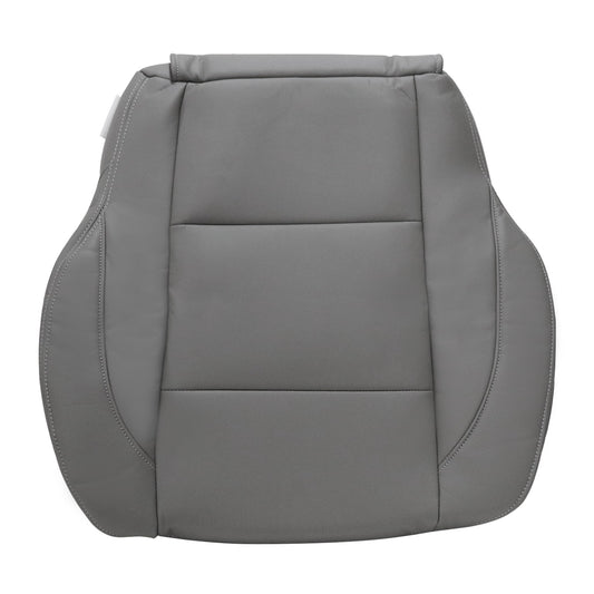 Driver Bottom Leather Seat Cover Gray For Nissan Titan 2005-2015 Replacement