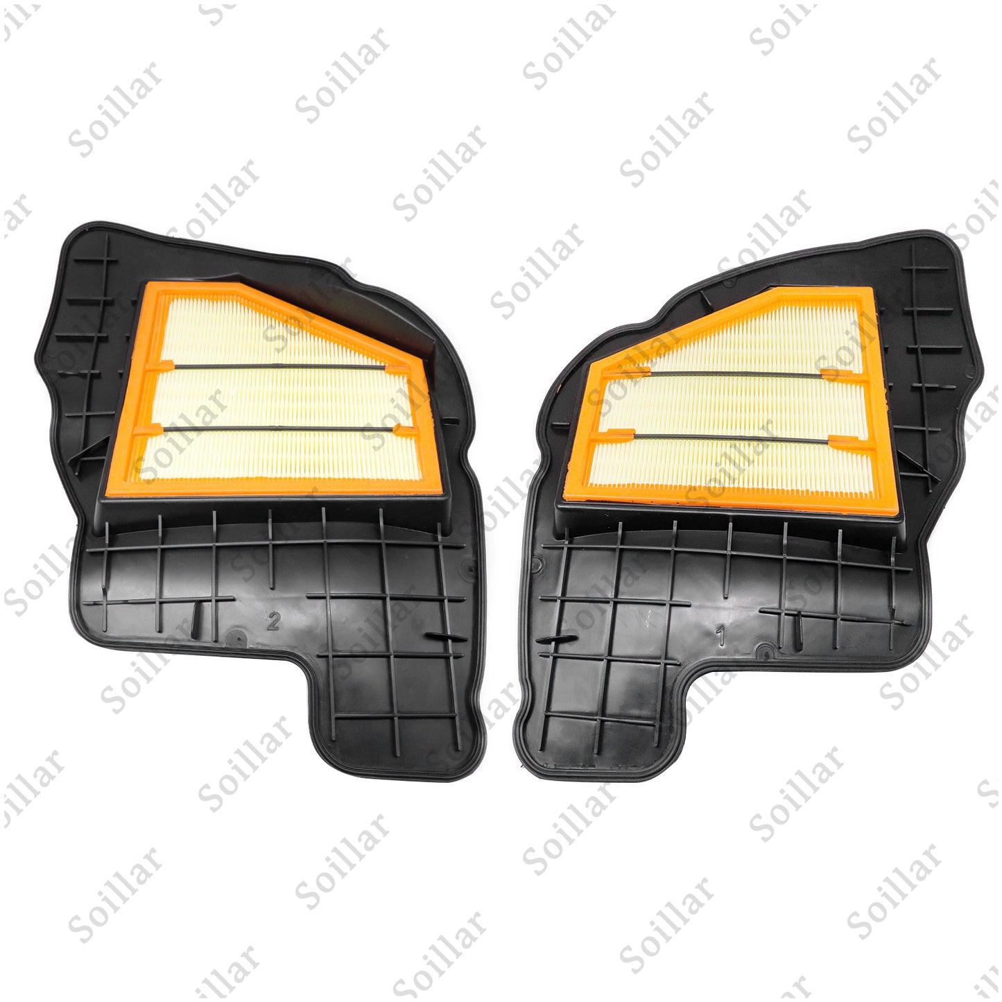 Engine Air Filter Pair For BMW 550i 650i 750i 750Li X5 X6 4.4L Left & Right