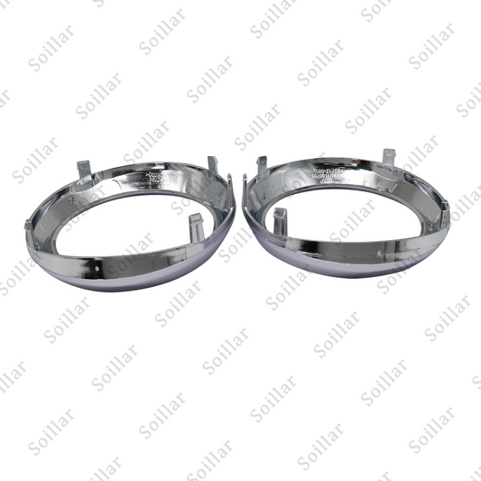 For Toyota Sienna SE Pair Fog Light Lamp Bezel Cover Chrome Trim Rings 2011-2017