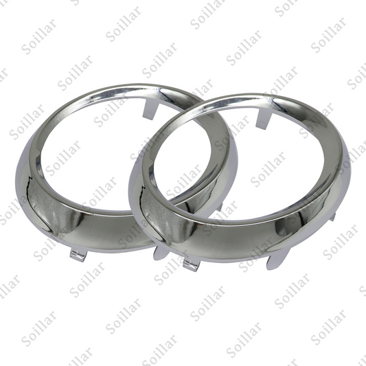 For Toyota Sienna SE Pair Fog Light Lamp Bezel Cover Chrome Trim Rings 2011-2017