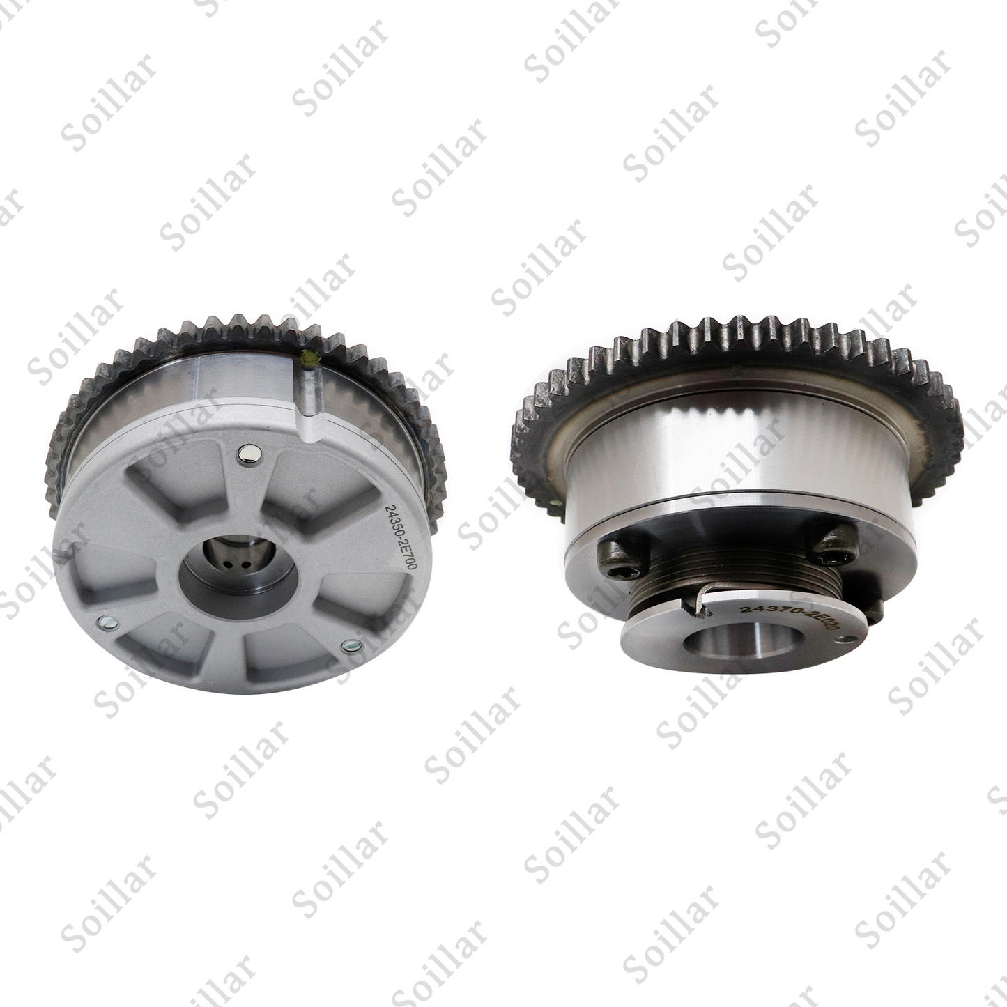 New Engine Exhaust & Intake CVVT Camshaft Gear Fits Elantra 2017-2020 Kona 2.0L