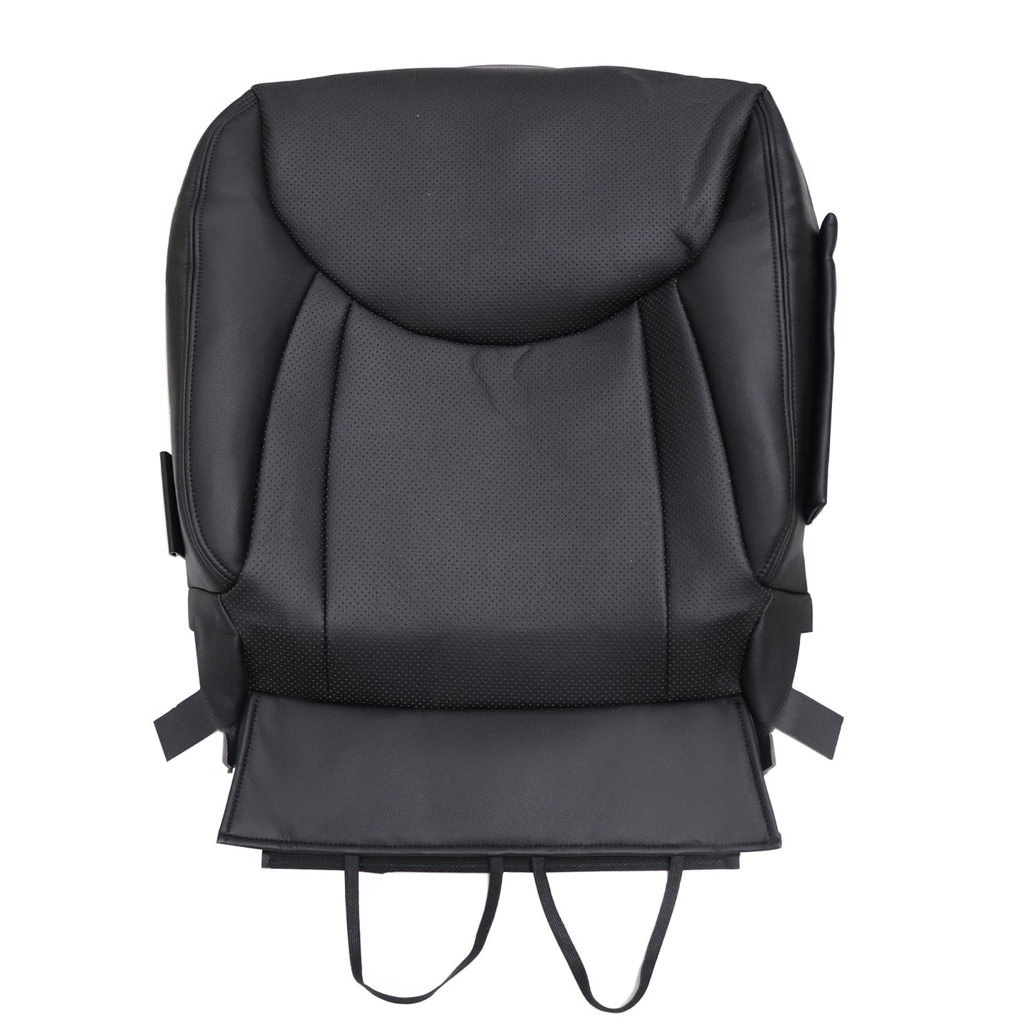 For 2001-2006 Lexus LS430 Front Driver & Passenger Bottom & Top Leather Seat Cover Black
