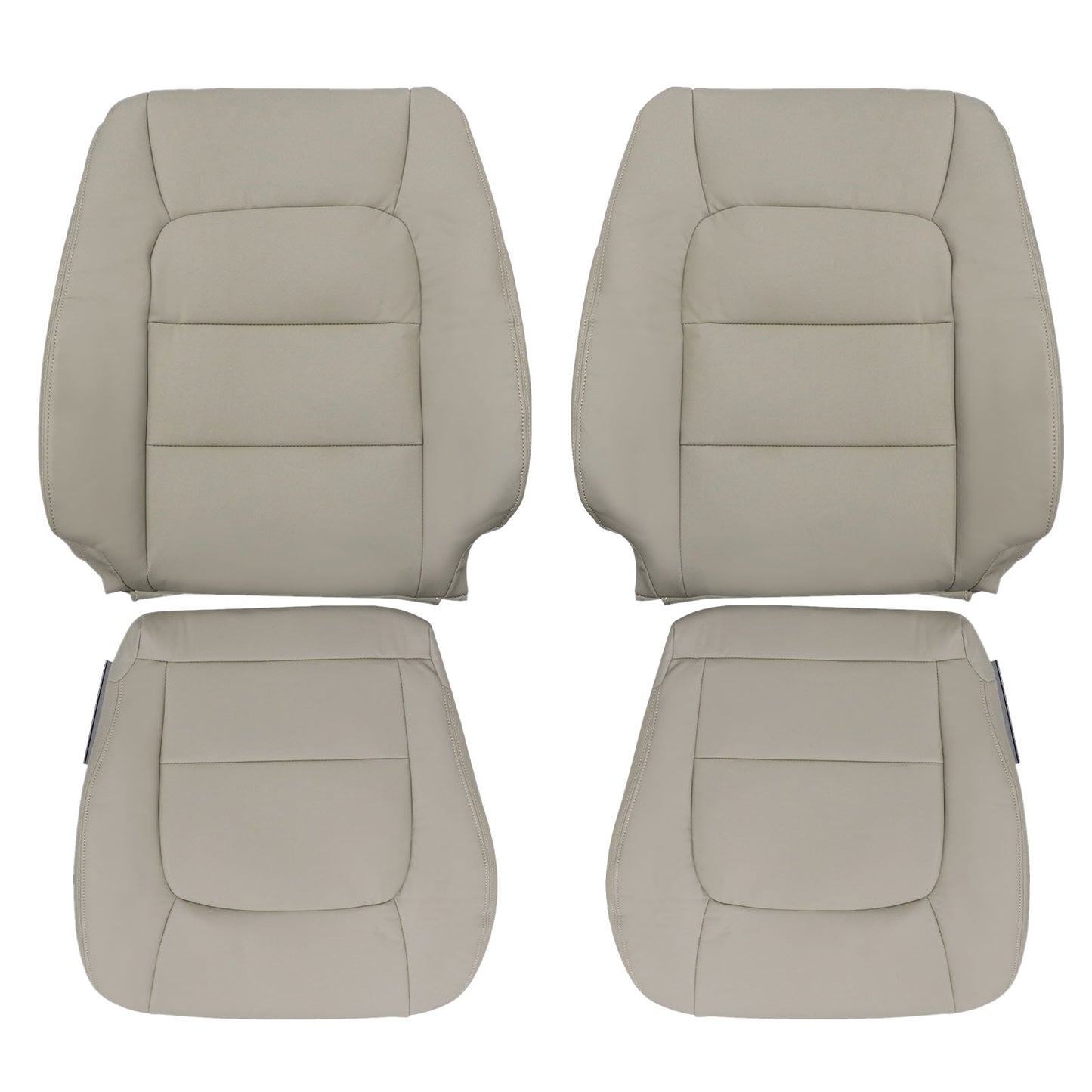 For 1998-2007 Lexus LX470 Replacement Driver & Passenger Bottom & Top Leather Seat Cover Tan