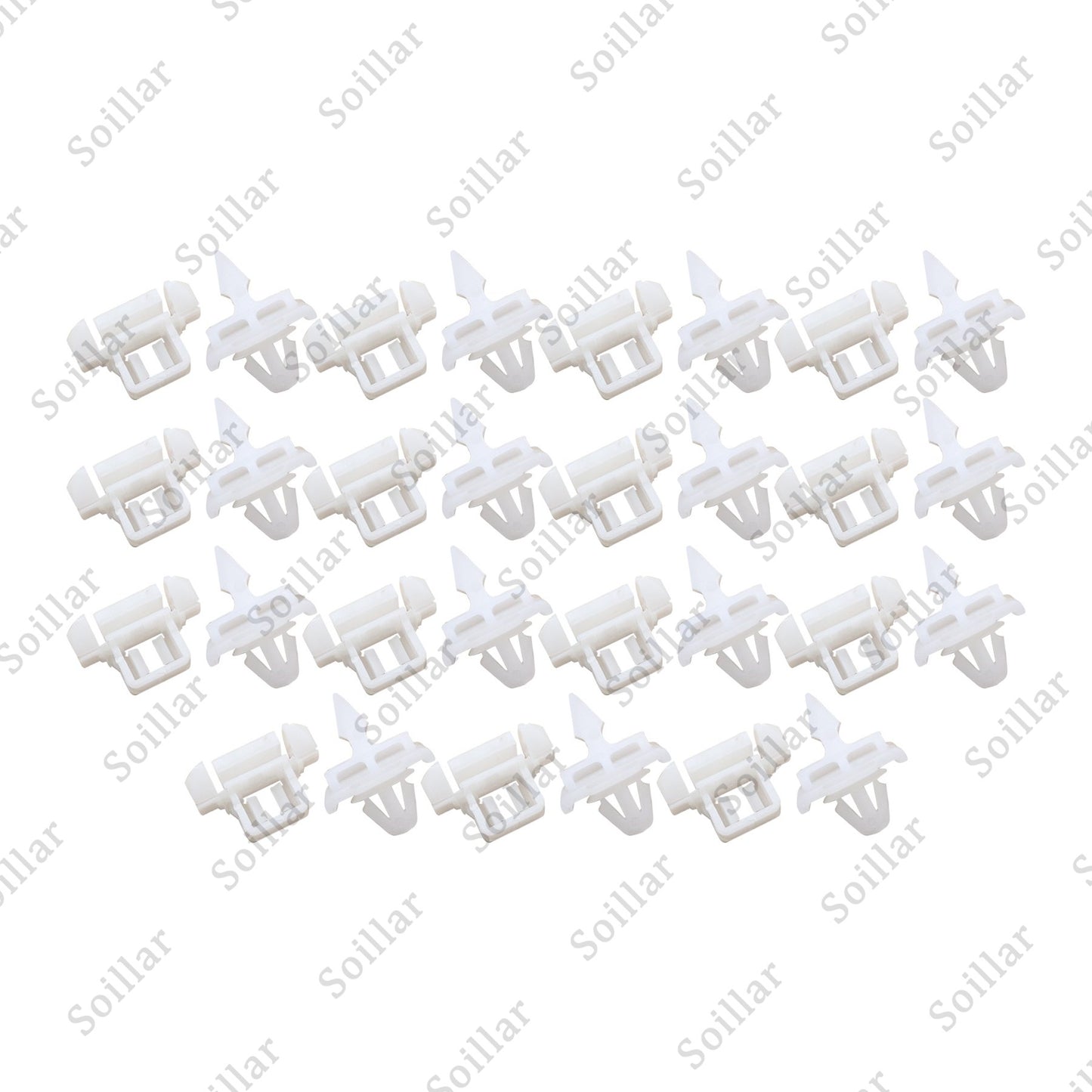 30Pcs For Mercedes Sacco 190 W201 W124 A124 S124 Car Side Door Moulding Clip