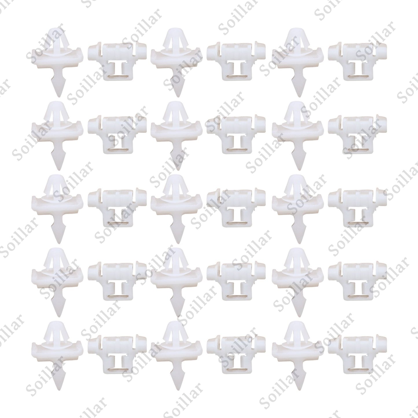 30Pcs For Mercedes Sacco 190 W201 W124 A124 S124 Car Side Door Moulding Clip