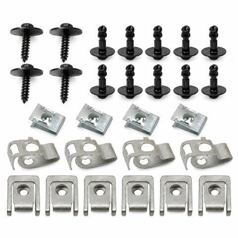 28x Engine splash guard mounting kit screw For 2011-2018 AUDI Q5 A4 A5 A6 A7