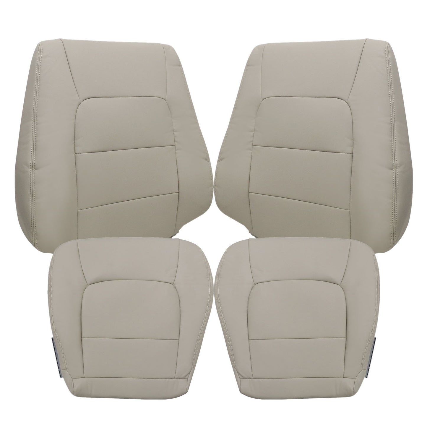 For 1998-2007 Lexus LX470 Replacement Driver & Passenger Bottom & Top Leather Seat Cover Tan