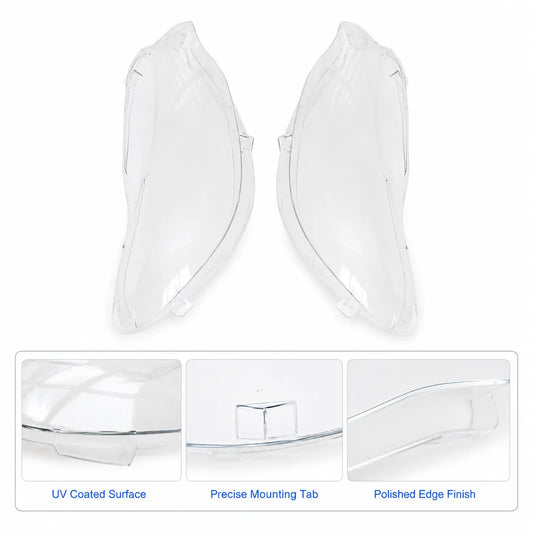 Pairs For 2 Series BMW F22 F23 Coupe 2014-2021 Car Headlight Lens Cover