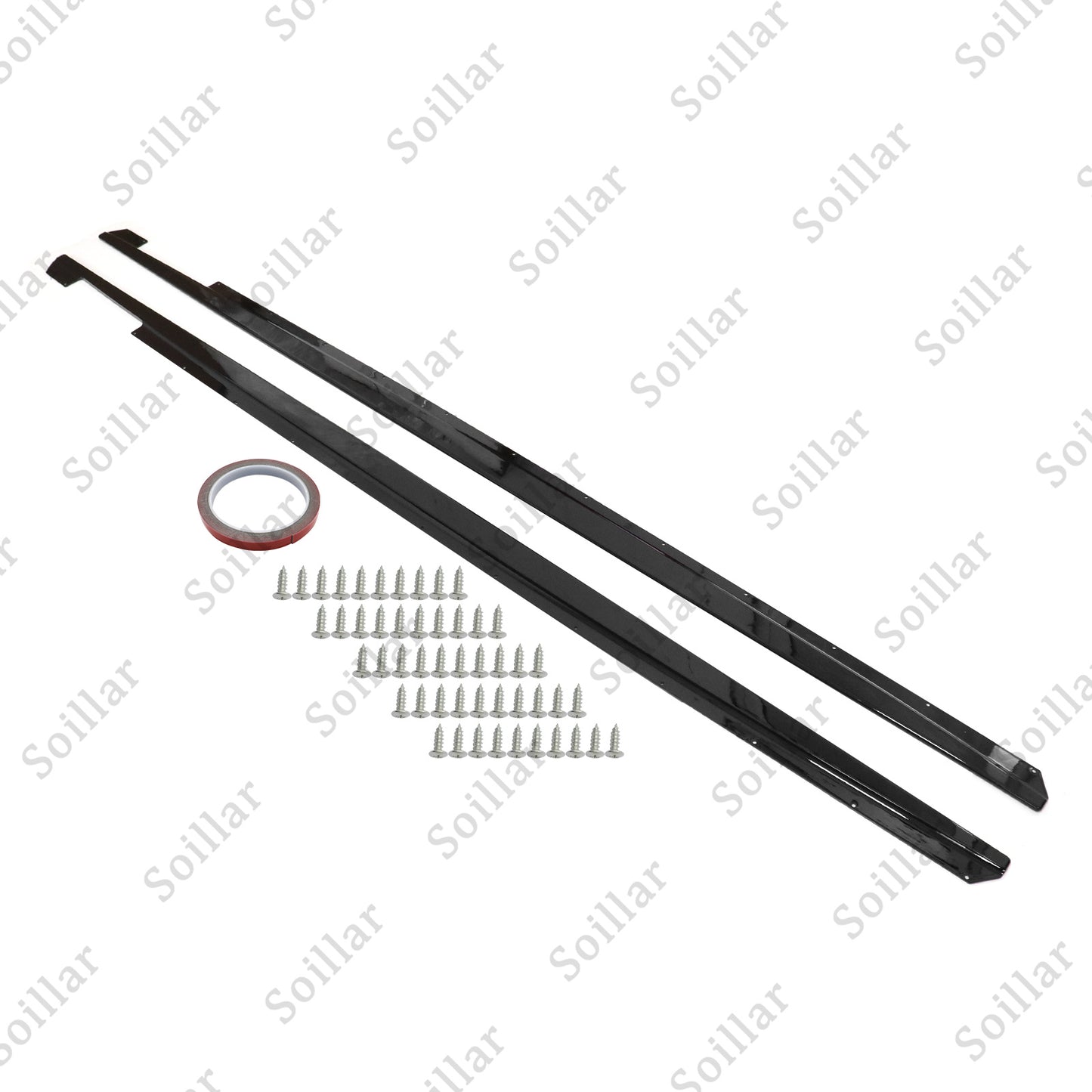 Gloss Black Side Skirt Panel Extension Lip Body for BMW G20 G28 M340i 2019-2024