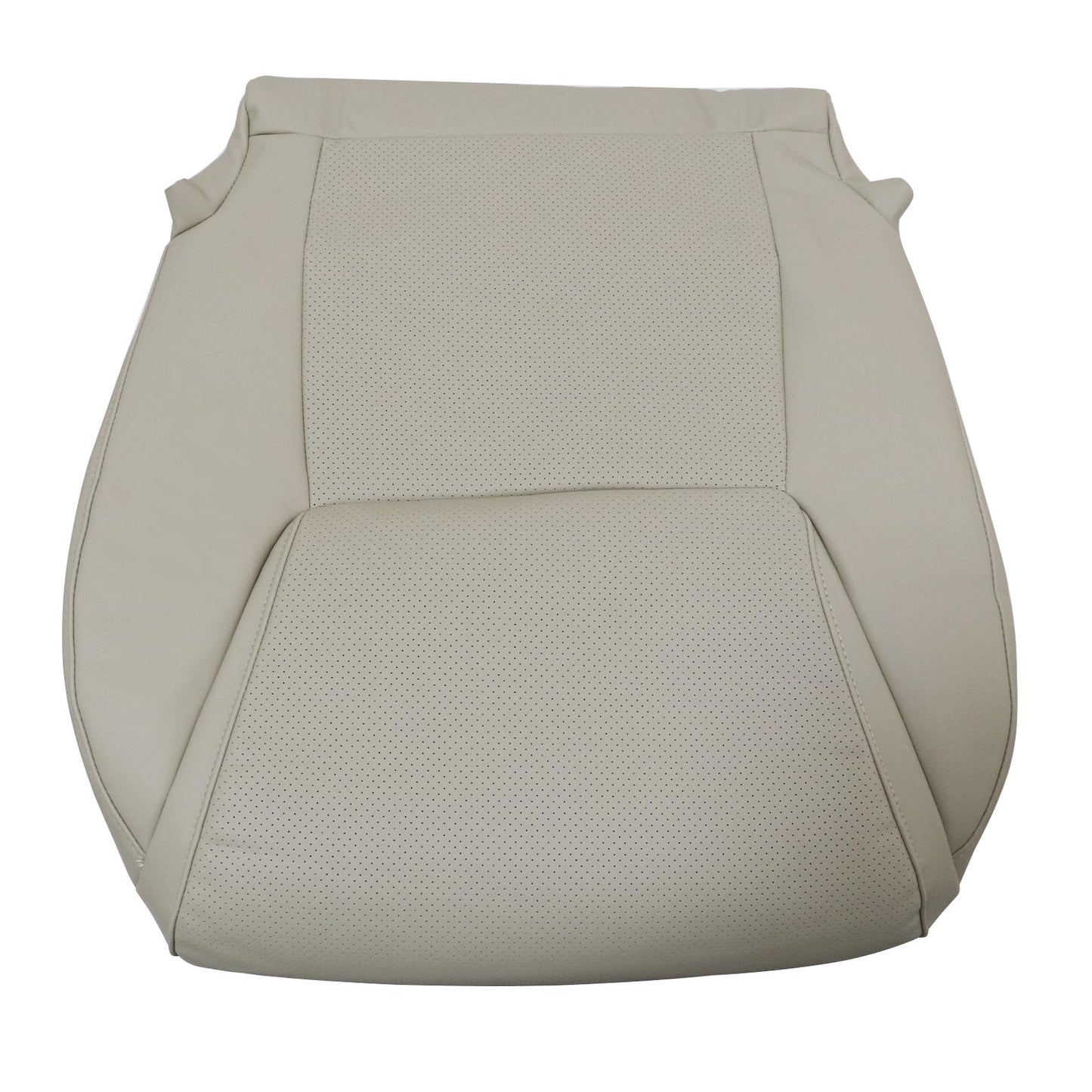 For 2008-2015 Lexus LX570 Front Driver & Passenger Bottom Perforated Leather Seat Cover Tan