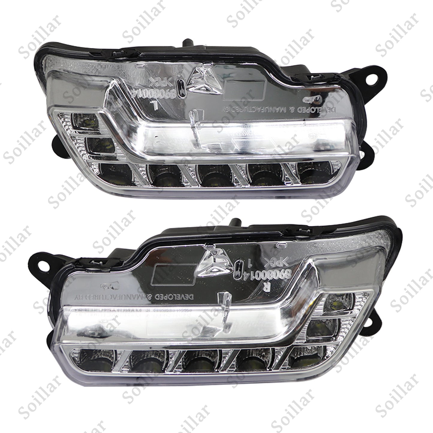 LED DRL Fog Lights Driving Lamps for Mercedes Benz E350 E550 E26 AMG 2010-2016