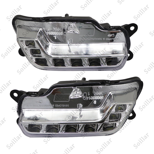 LED DRL Fog Lights Driving Lamps for Mercedes Benz E350 E550 E26 AMG 2010-2016