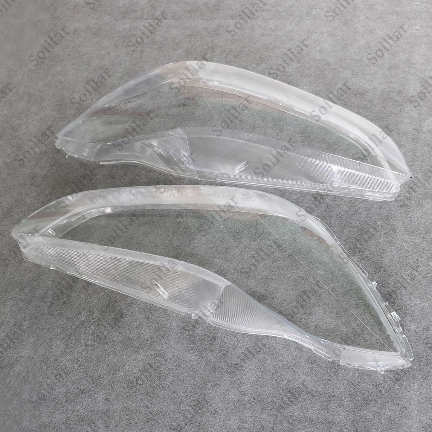 Pair Clear Headlight Lens Cover For Maserati Ghibli 4-Door 2014-2018 2019-2022