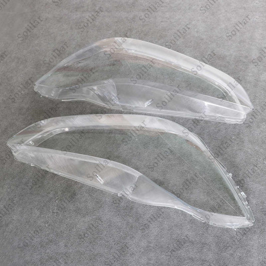 Pair Clear Headlight Lens Cover For Maserati Ghibli 4-Door 2014-2018 2019-2022