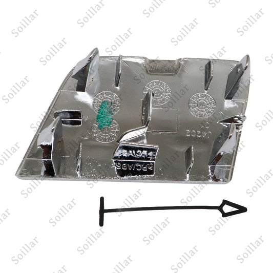 Rear Bumper TOW Hook Chrome Cover Cap For Mercedes W166 GLS GLE GL350 2013-2018