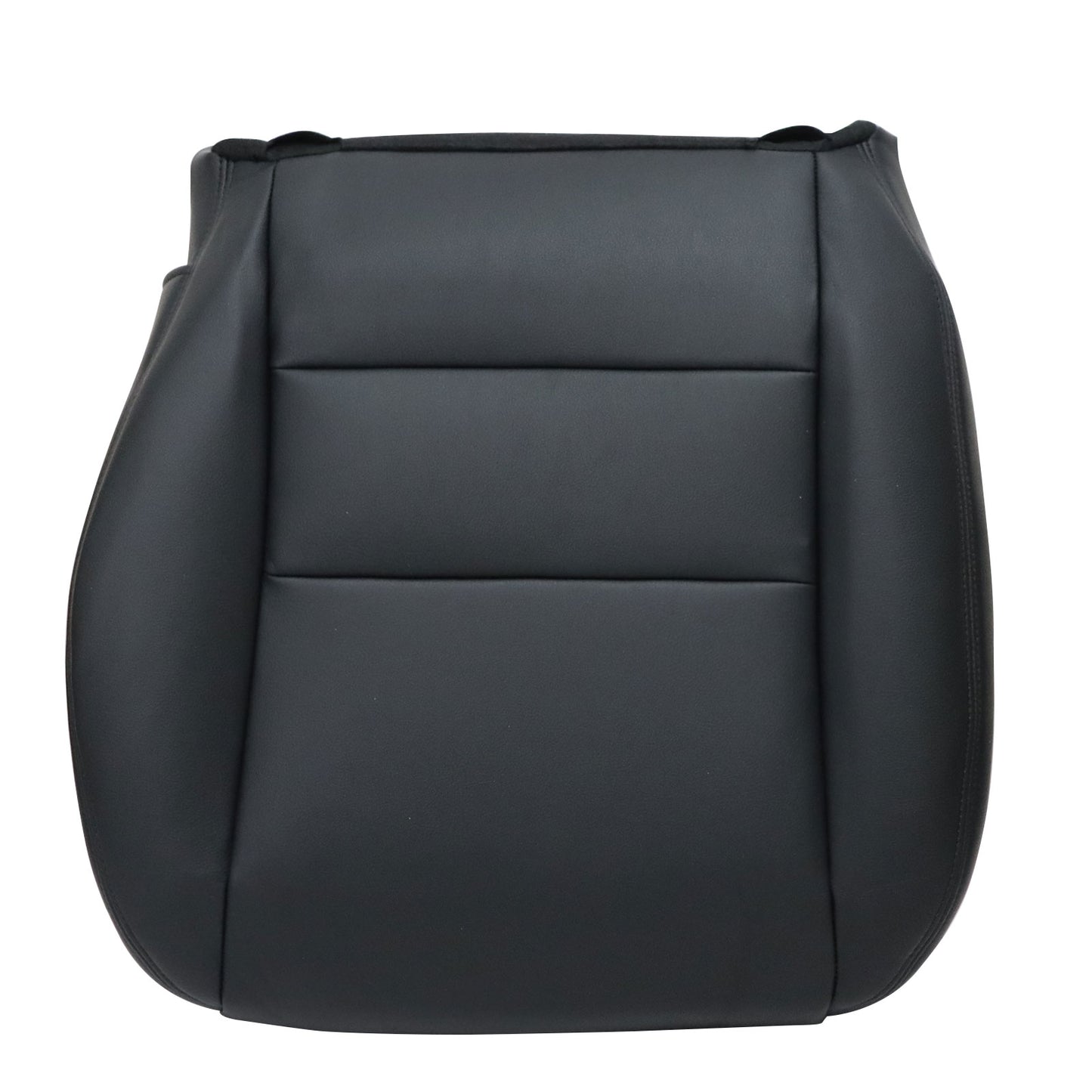 5PCS For 2003-2007 Honda Accord 4-Door Front Driver & Passenger Bottom & Top Leather Seat Cover Black