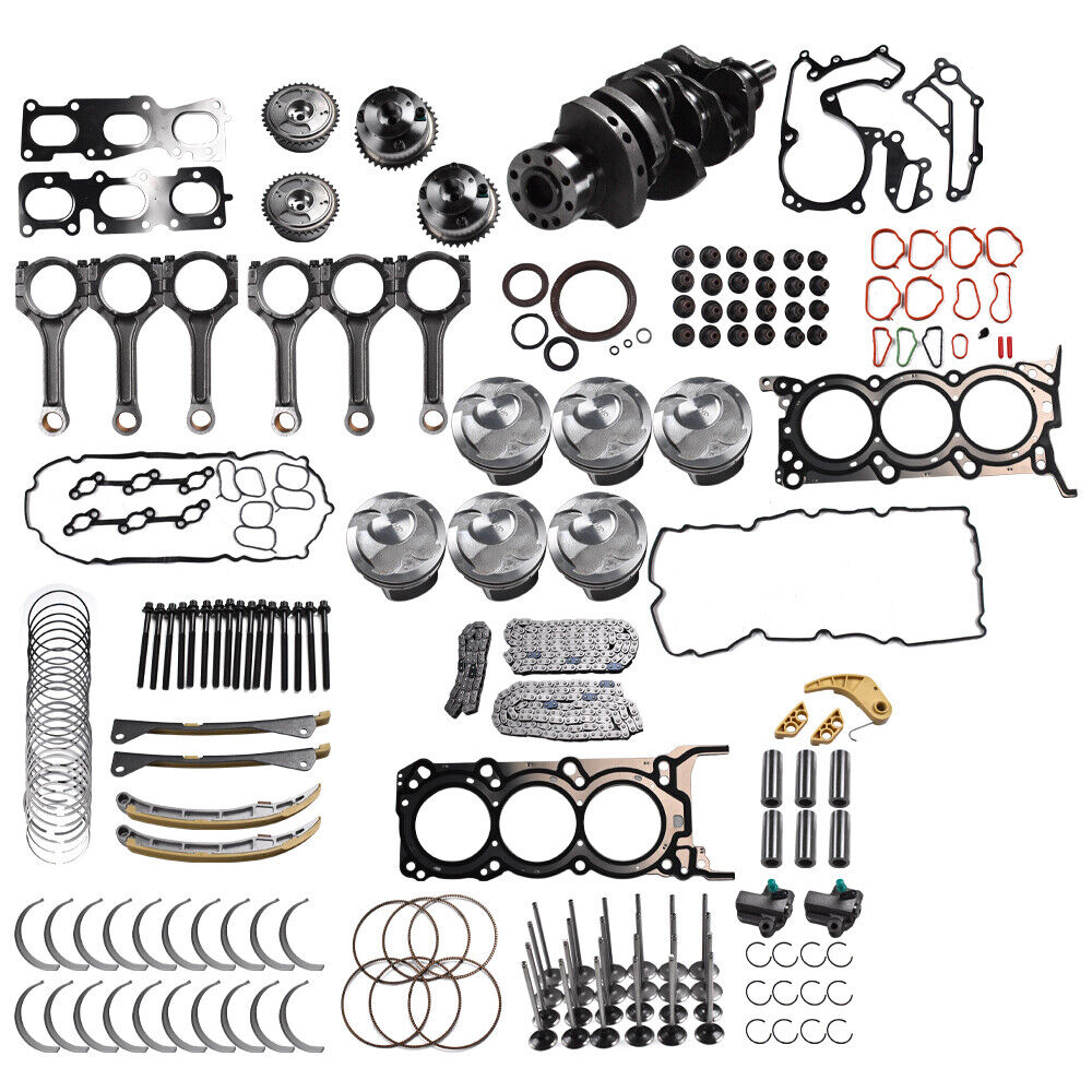 G6DH 3.3L Engine Rebuild Overhaul Kit w/ Crankshaft Rods Timing For HYUNDAI KIA