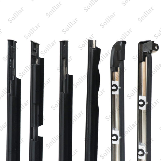 For Toyota Prado GX470 2003-2009 Quarter & Door Belt Moulding Black SET