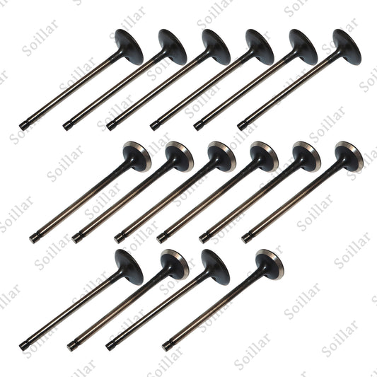 1.8L 2.0L Engine Intake & Exhaust Valve Kit For 11-17 Hyundai Kia L4 DOHC 16V