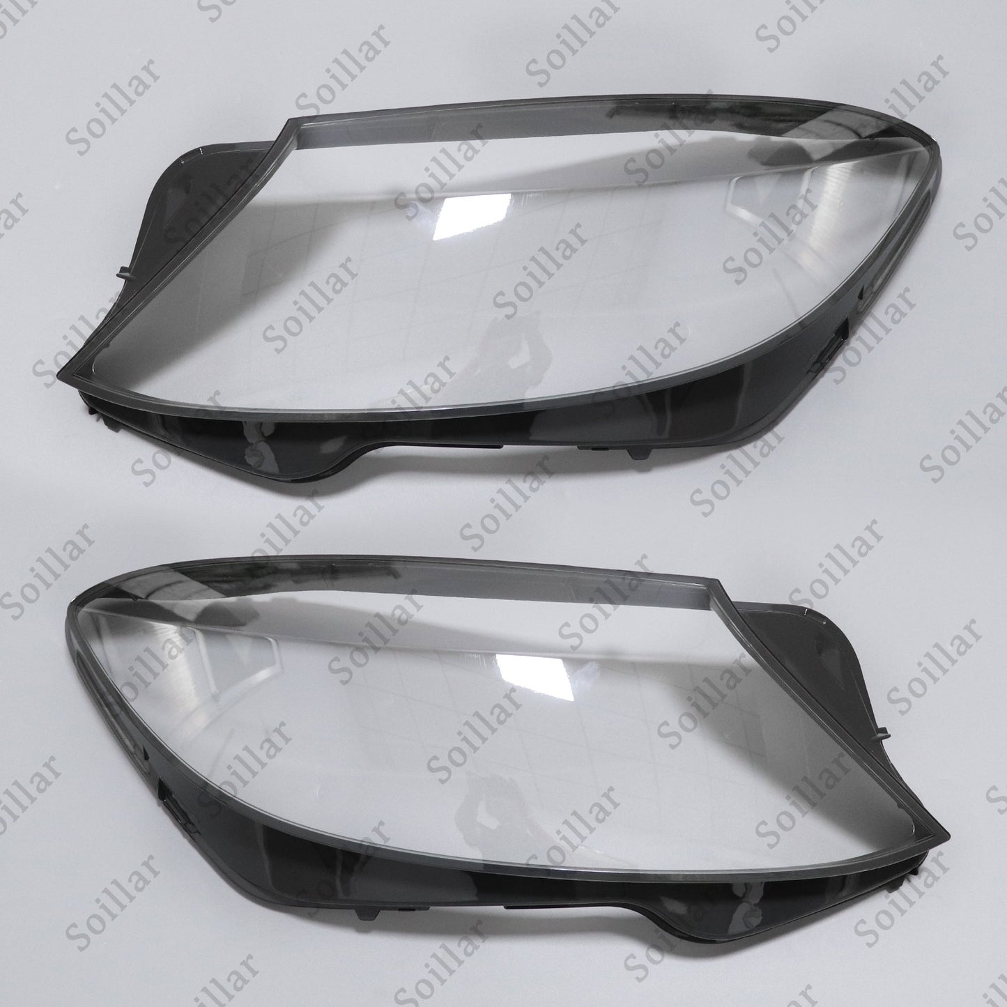 For Mercedes-Benz W222 S-Class 2014-17 Pair Lampshade Headlight Lens Lamp Cover