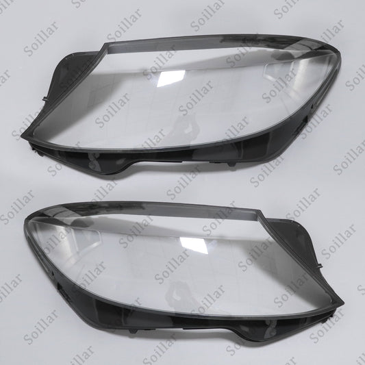 For Mercedes-Benz W222 S-Class 2014-17 Pair Lampshade Headlight Lens Lamp Cover