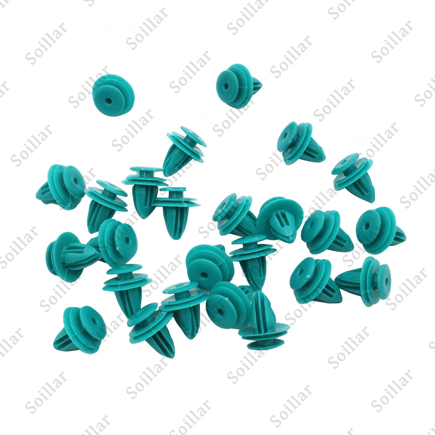 25x Mean Mug Auto Door Trim Panel Retainer 9mm Hole Clips For Toyota 90467-10188