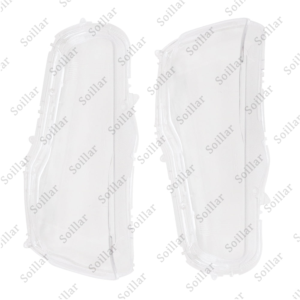 Pair Headlight Lens Cover For Mitsubishi Lancer EX 2008 2009 2010 2011 2012-2016