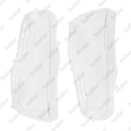 Pair Headlight Lens Cover For Mitsubishi Lancer EX 2008 2009 2010 2011 2012-2016