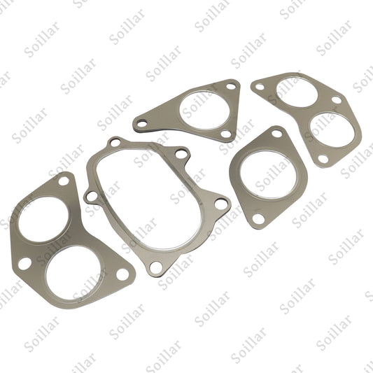For Subaru Impreza WRX STi GT TURBO Up Down Pipe Exhaust Manifold Gasket SET