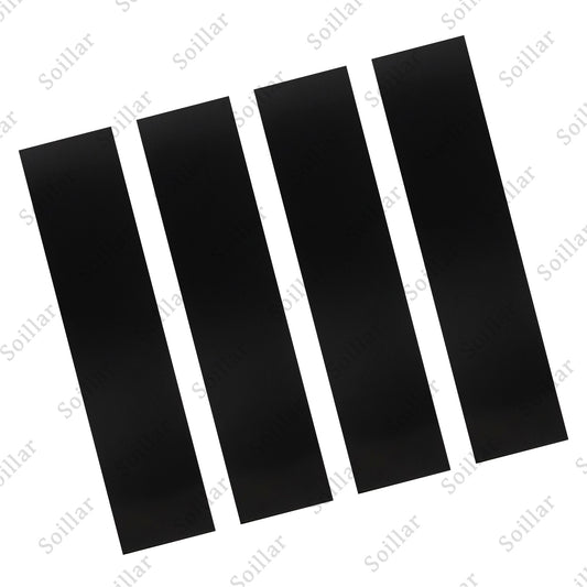 Fits 2004~2014 Ford F-150 F150 Super Cab Crew Piano Black Pillar Post Door Trim