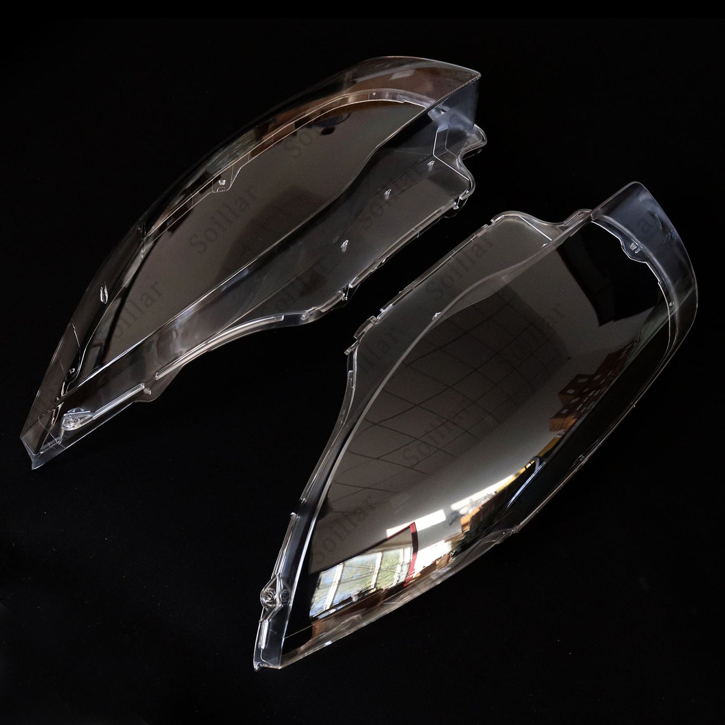 For BMW E81 E82 E87 E88 1-SERIES & 1M 2003-11 Pair Headlight Cover Headlamp Lens