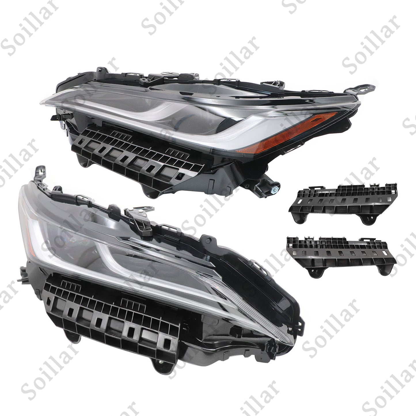 Pair Left + Right For 2021-2024 Toyota Venza Headlight Assembly Driver Passenger