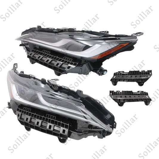 Pair Left + Right For 2021-2024 Toyota Venza Headlight Assembly Driver Passenger