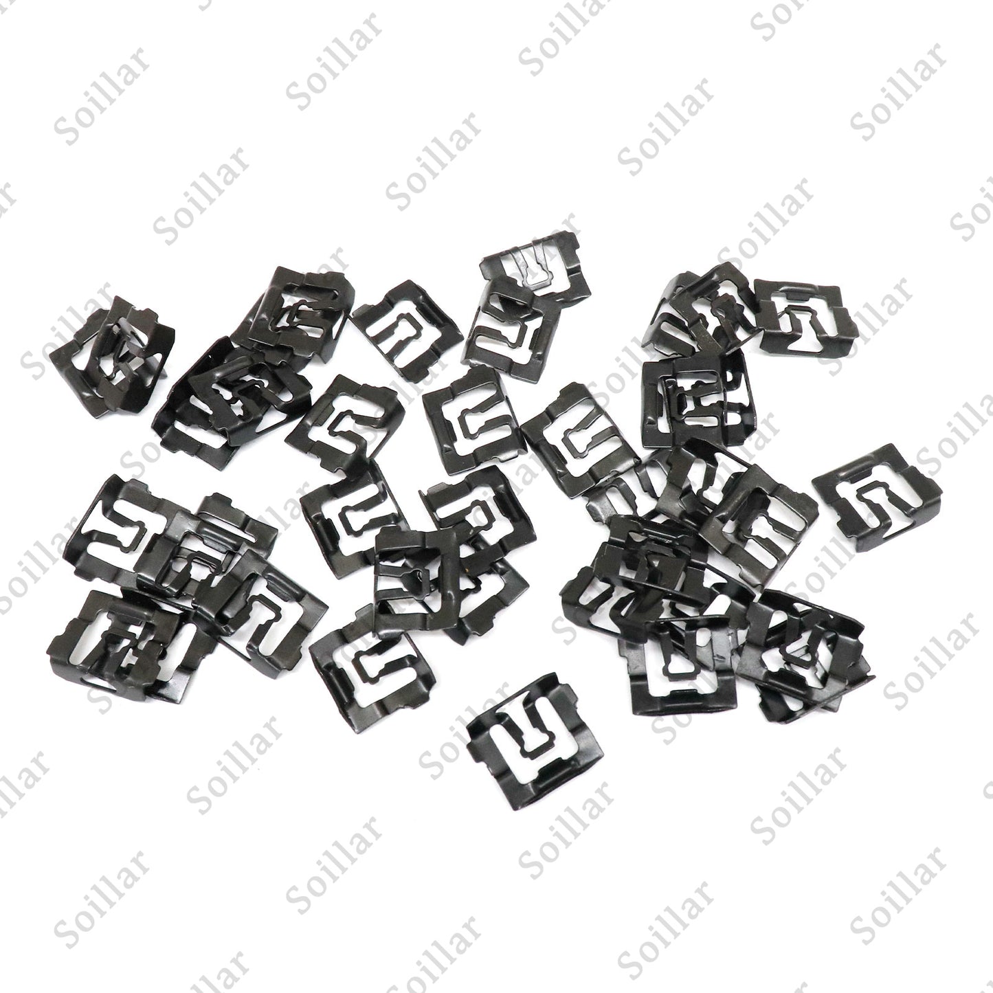 Set of 40 For Ford 1964-1993 Body Front Windshield Reveal Trim Molding Clips