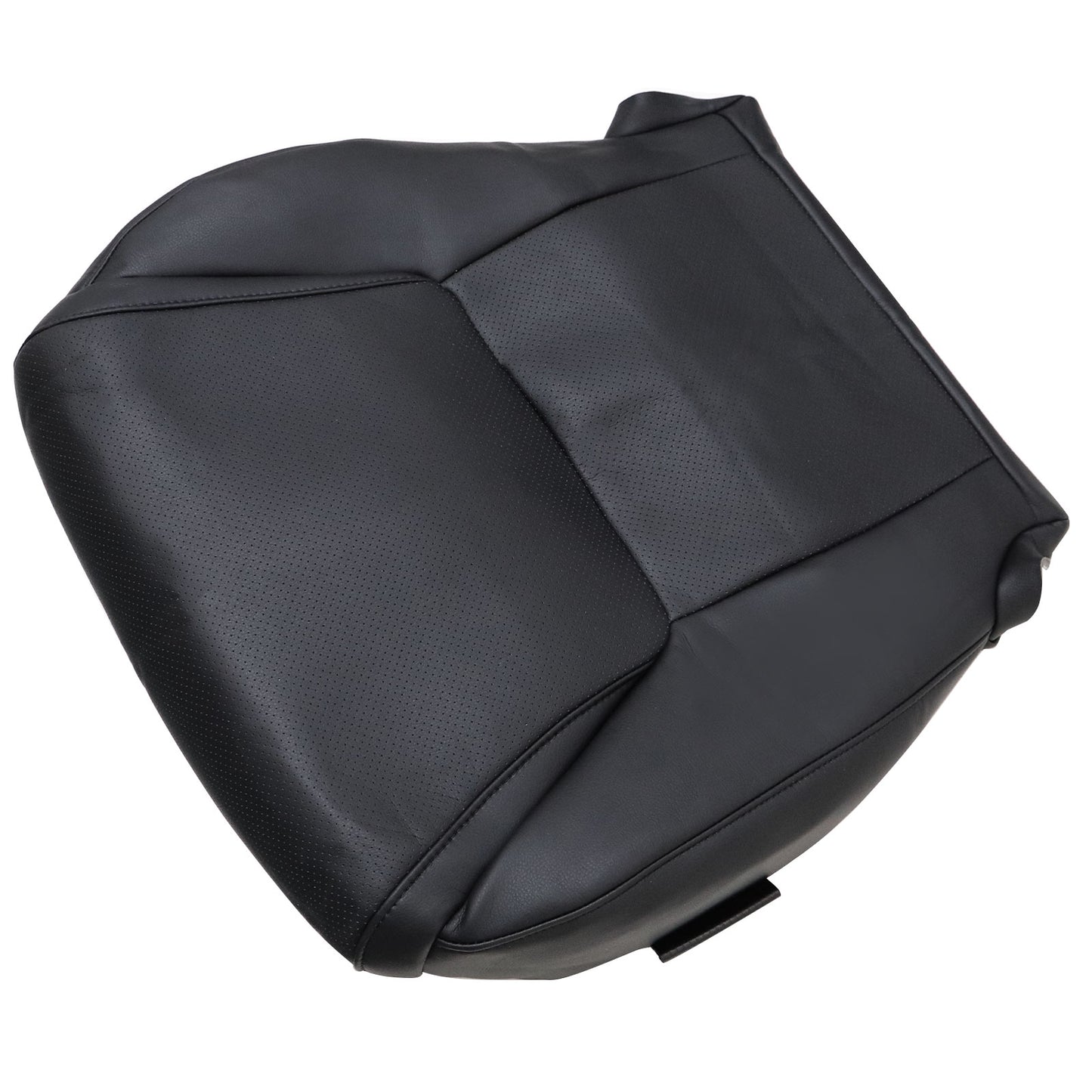 For 2008-2015 Lexus LX570 Driver & Passenger Side Bottom & Top Perforated Leather Seat Cover Black