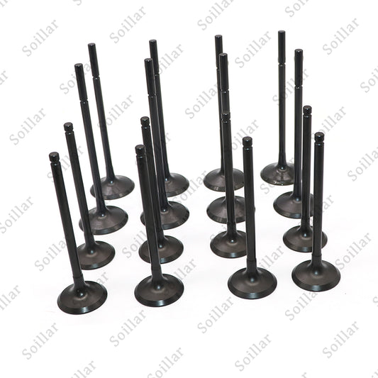 16 PCS Intake & Exhaust valve For 2010-2020 Land Rover Range Rover Sport 5.0 V8