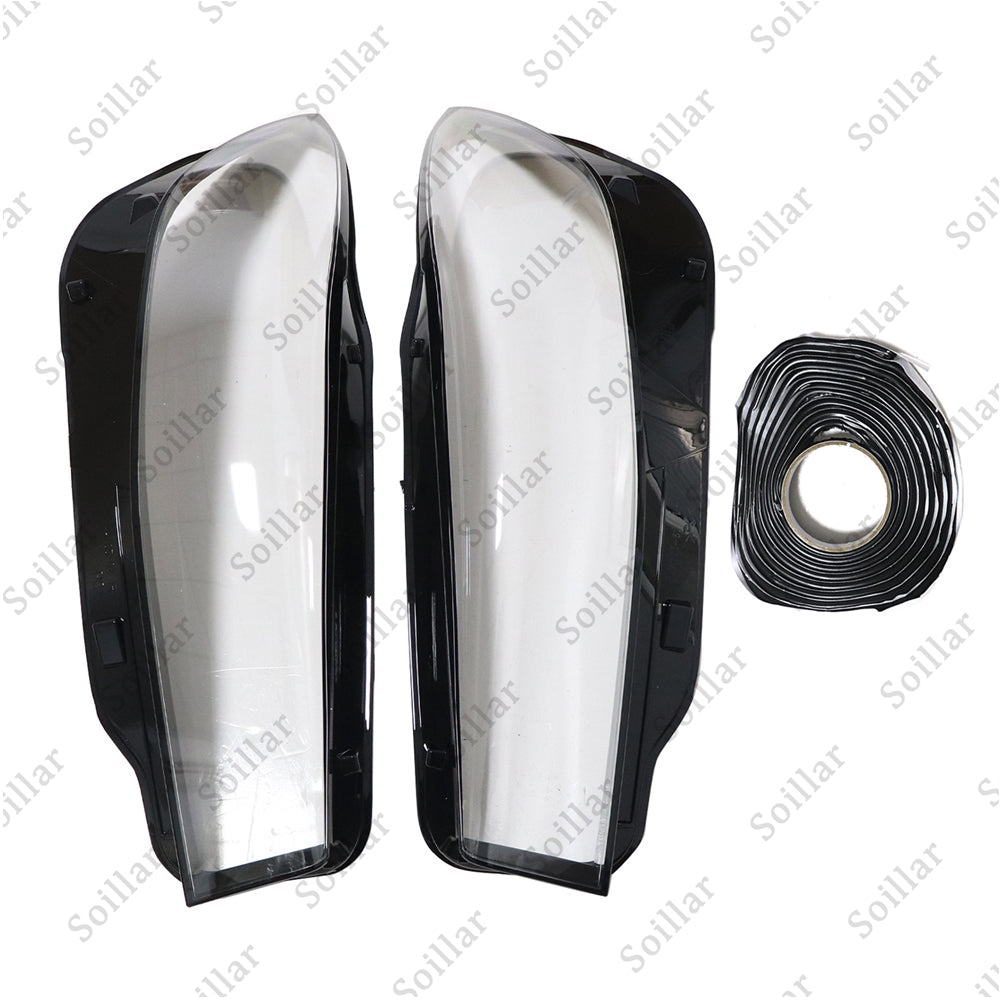 Headlight Pair Headlamp Lens Cover For Infiniti Q50 2014-2021 Front Left Right