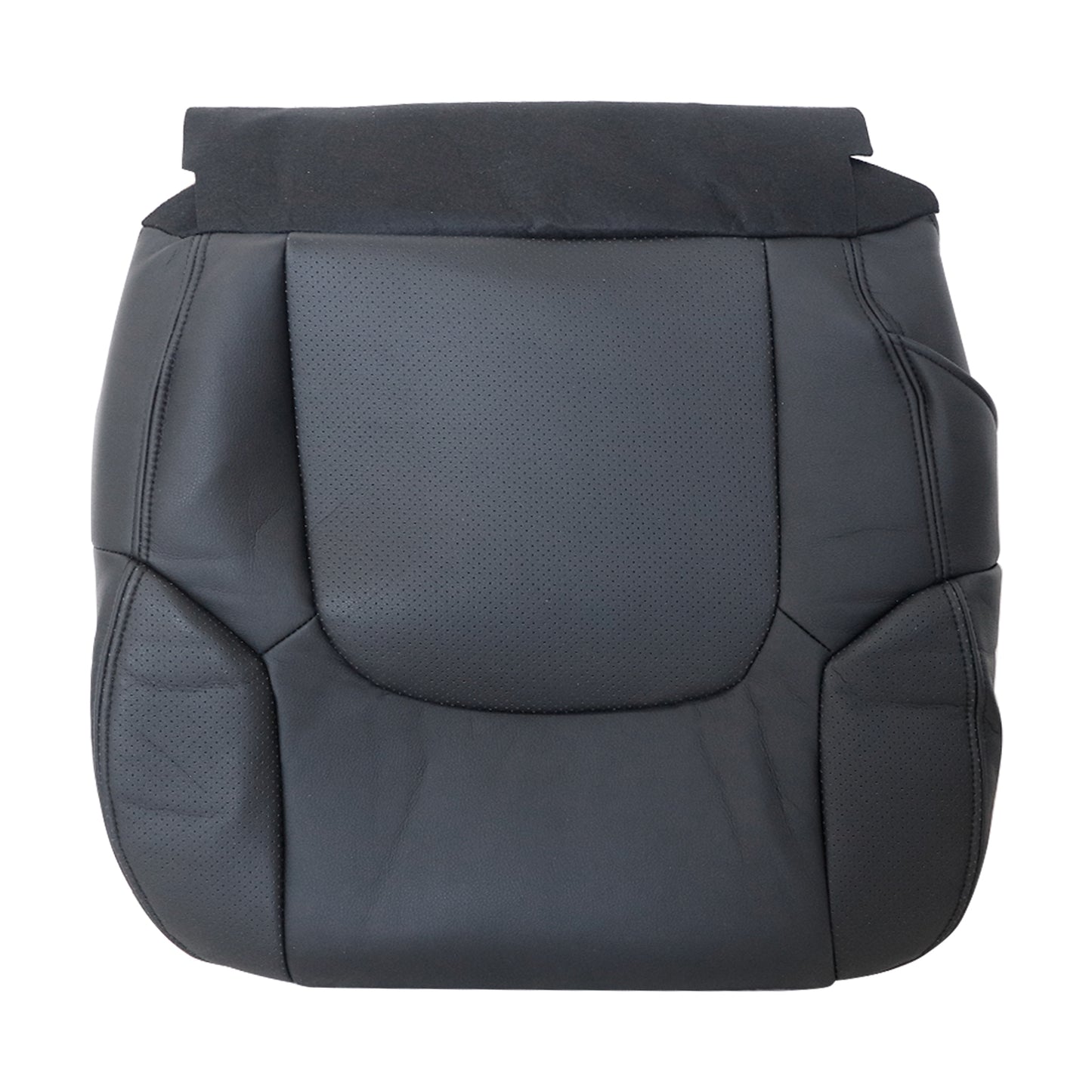 For 2005-2021 Nissan Frontier SL LE Pro-4x S SV Driver & Passenger Bottom Leather Seat Cover Black