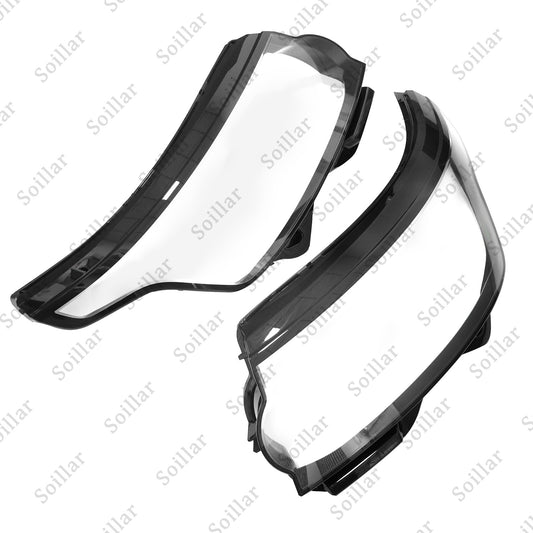 Left & Right Headlight Lens Cover For 2014-2017 Land Rover Range Rover
