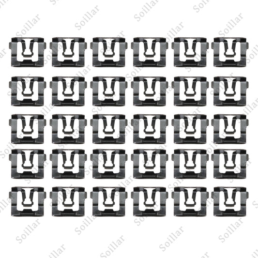 30X Windshield Trim Molding Clips For Ford F150 F250 F350 0269550 C5ZZ6543413-B