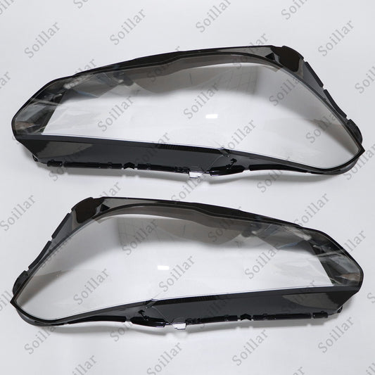 Pair Headlight Lens Headlamp Cover For BMW X5 X6 G05 G06 2018-2021 Left & Right