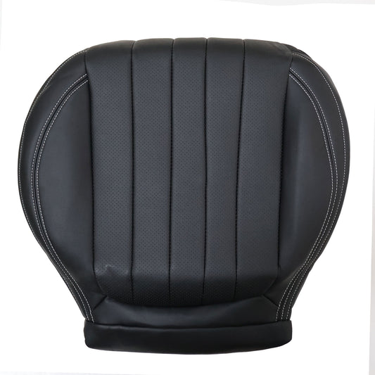 For 2017-2020 Mercedes Benz E300 E350 E400 E450 Driver Bottom Leather Seat Cover Black