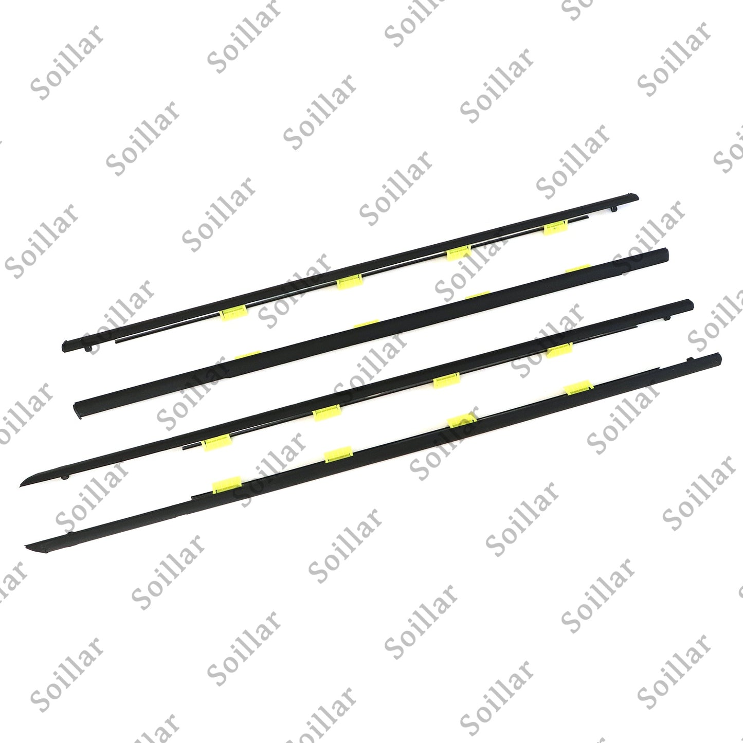 NEW DOOR BELT WEATHER STRIP MOLDING SEAL SET For Honda Civic 4 DOOR 1996~2000