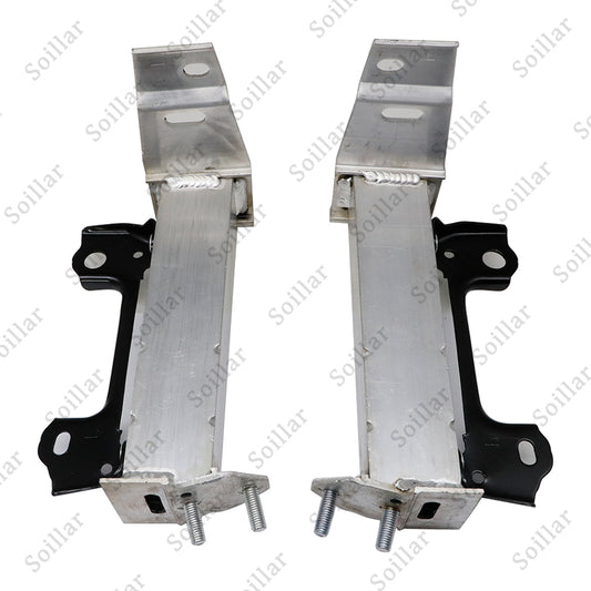 Front Driver and Passenger Side Bumper Bracket Set For Toyota RAV4 2019-2021