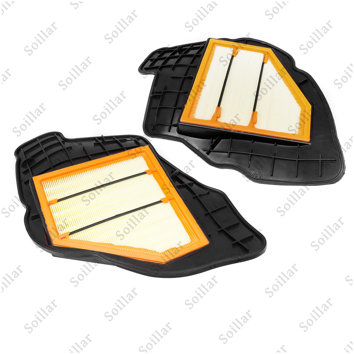 Engine Air Filter Pair For BMW 550i 650i 750i 750Li X5 X6 4.4L Left & Right
