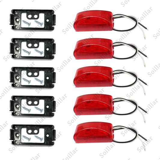 Set Of 5 For Chevy Chevrolet GMC 3500 C30 Dually Tailgate Light 88-00