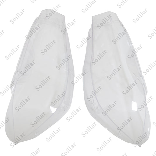 Fit BMW X5 F15 F16 X6 2014-2018 Pair Headlight Headlamp Lens Cover Replacement