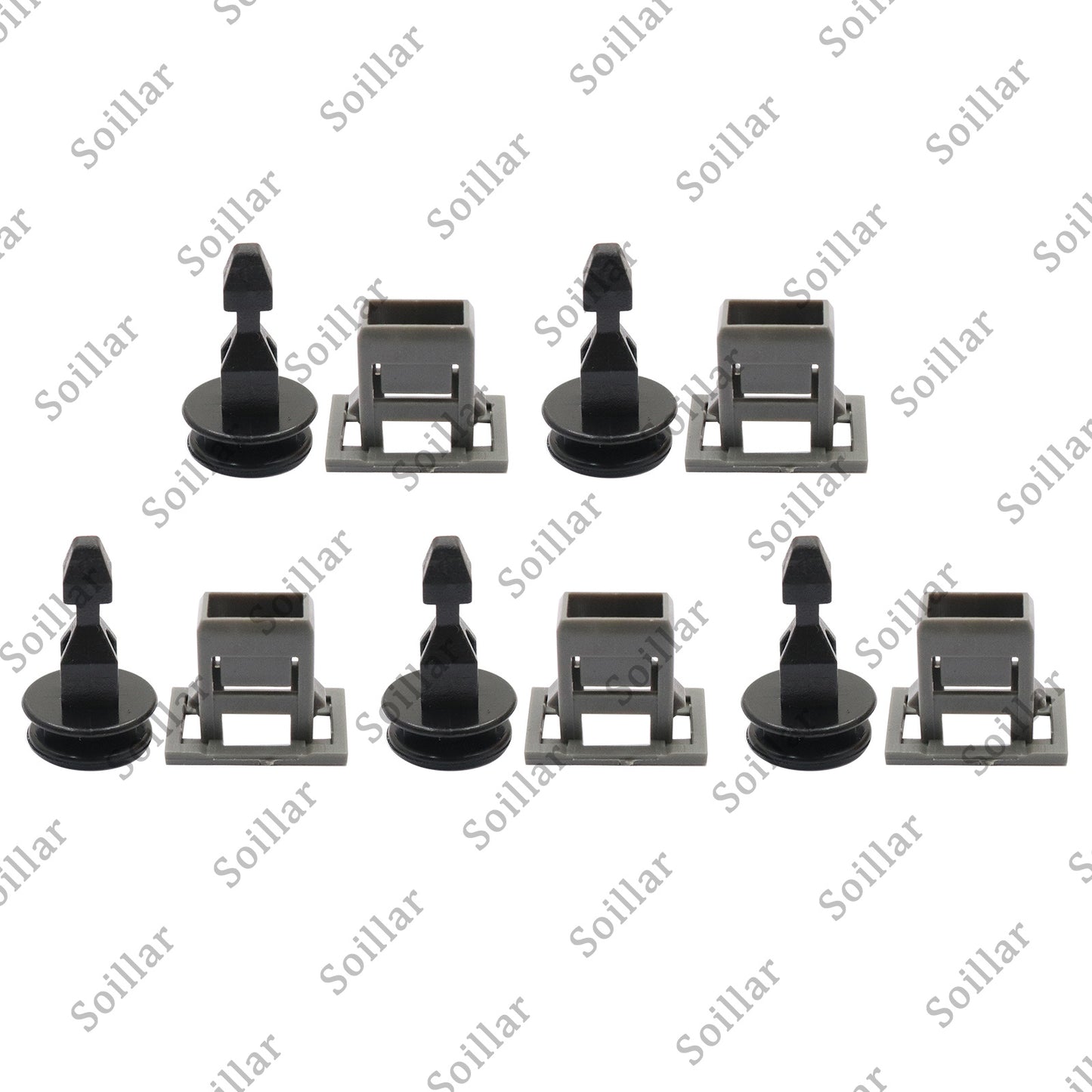 5 Sets Car Striker Engine Bulkhead Cover Retainer Clips For 18-24 Honda Odyssey