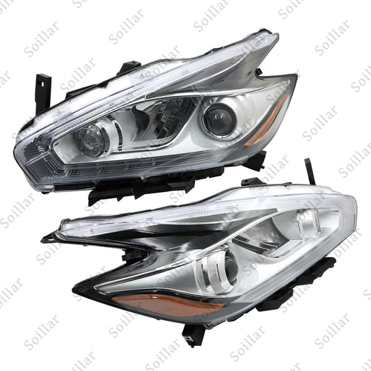 2x Full LED For 2015-2018 Nissan Murano Left + Right Headlight Assembly Headlamp